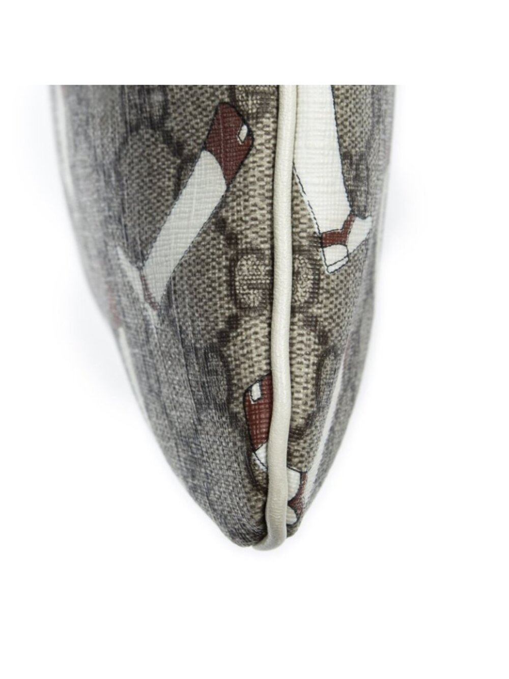Gucci Boot GG Crossbody Beige Ivory Print Supreme Canvas - Picture 7 of 10